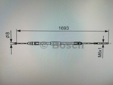 FUNE FRENO BOSCH PER BMW SERIE